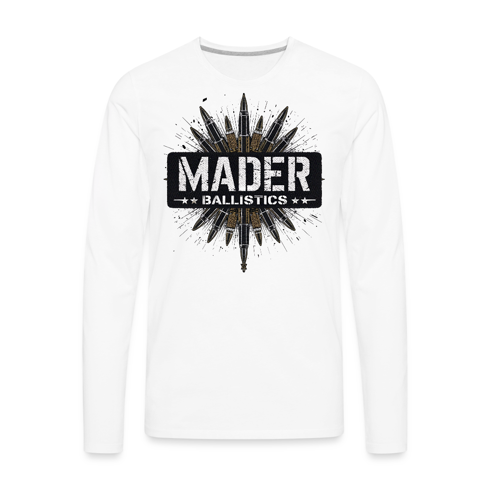 MB Logo Long Sleeve - white
