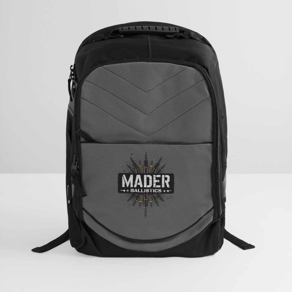 MB Logo Computer Backpack - charcoal