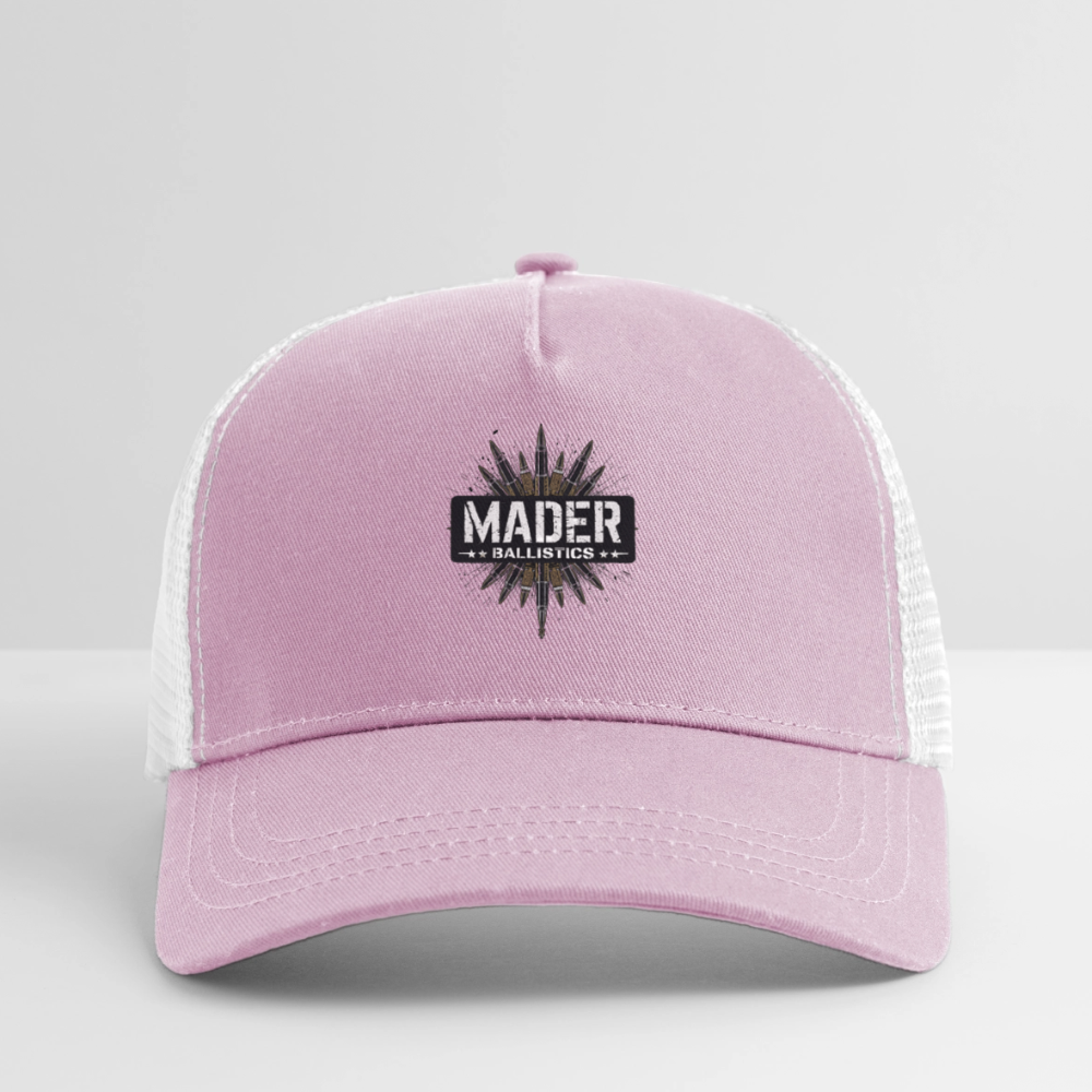MB Logo Trucker Cap (Pink & White) - lilac/white 