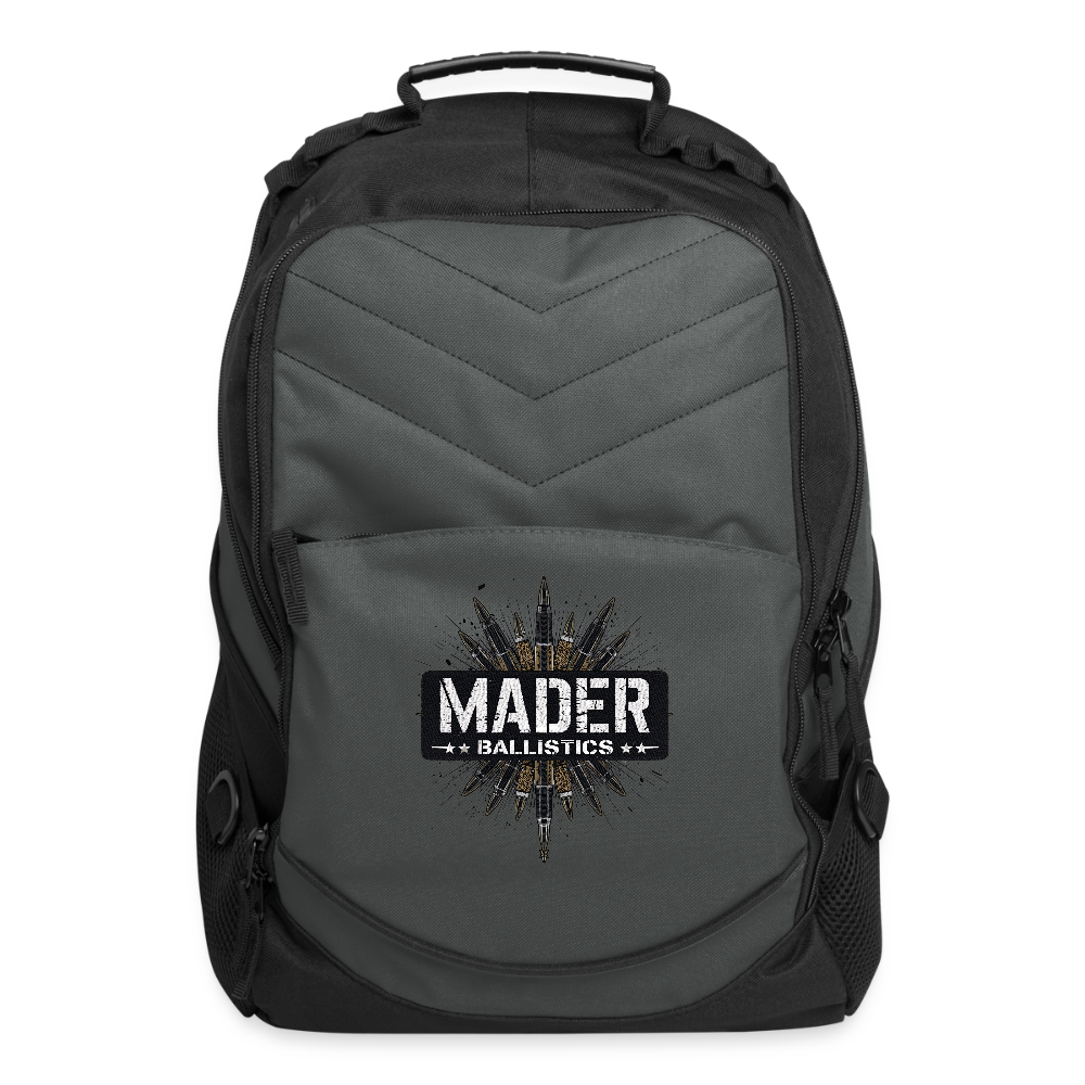 MB Logo Computer Backpack - charcoal
