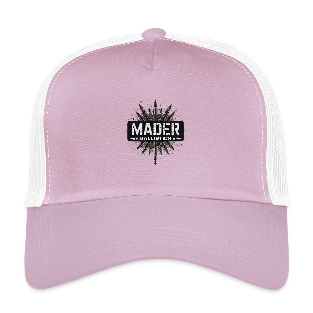 MB Logo Trucker Cap (Pink & White) - lilac/white 
