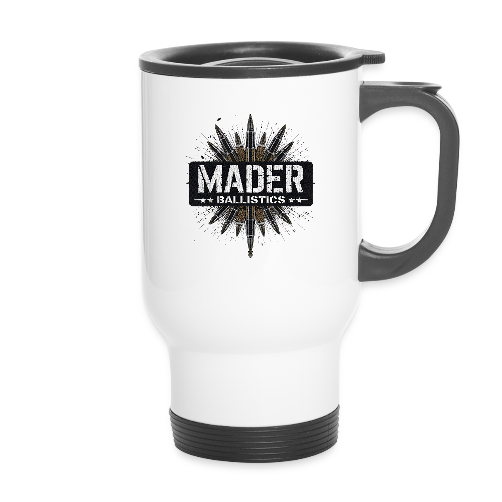MB Logo Travel Mug - white